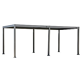 Sunfun Milos Paviljon z lamelami (Š x G: 579 x 294 cm, Barva ogrodja: Antracit, Aluminij)