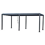 Sunfun Loungemöbel-Set Lumar/Milos XL (12 -tlg., Aluminium/PVC/Fiberglas/Polypropylen, Night-Grey) | BAUHAUS