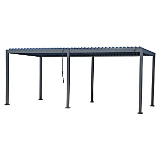 Sunfun Milos Paviljon s letvicama (Š x D: 579 x 294 cm, Boja stalka: Antracit, Aluminij)
