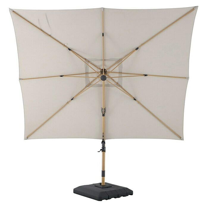 Sunfun Ampelschirm Capri (Beige, Bespannungsmaß (L x B): 300 x 350 cm) | BAUHAUS