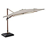 Sunfun Parasol de jardín Capri (Crudo, Dimensiones de la protección (L x An): 300 x 350 cm) | BAUHAUS