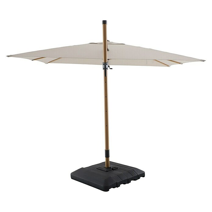 Sunfun Parasol de jardín Capri (Crudo, Dimensiones de la protección (L x An): 300 x 350 cm) | BAUHAUS