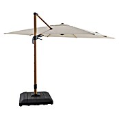 Sunfun Parasol de jardín Capri (Crudo, Dimensiones de la protección (L x An): 300 x 350 cm) | BAUHAUS