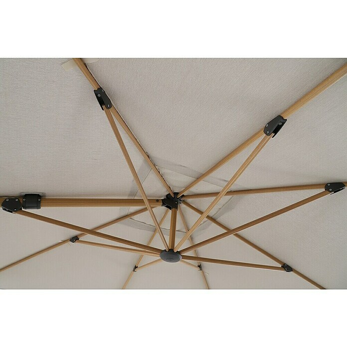 Sunfun Ampelschirm Capri (Beige, Bespannungsmaß (L x B): 300 x 350 cm) | BAUHAUS