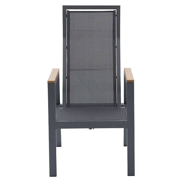 Sunfun Maja Vrtni pozicijski stol Deluxe  (Nastavljivo naslonjalo, Antracitne barve, Š x G x V: 60 x 78 x 105 cm) | 8350 - Stühle Textilen | ICAB - Sommermöbel Stühle | ICA - Sommermöbel | IC - Freizeit im Garten | I - Stadtgarten | BAUHAUS