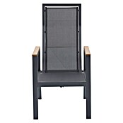 Sunfun Maja Vrtni pozicijski stol Deluxe  (Nastavljivo naslonjalo, Antracitne barve, Š x G x V: 60 x 78 x 105 cm) | 8350 - Stühle Textilen | ICAB - Sommermöbel Stühle | ICA - Sommermöbel | IC - Freizeit im Garten | I - Stadtgarten | BAUHAUS