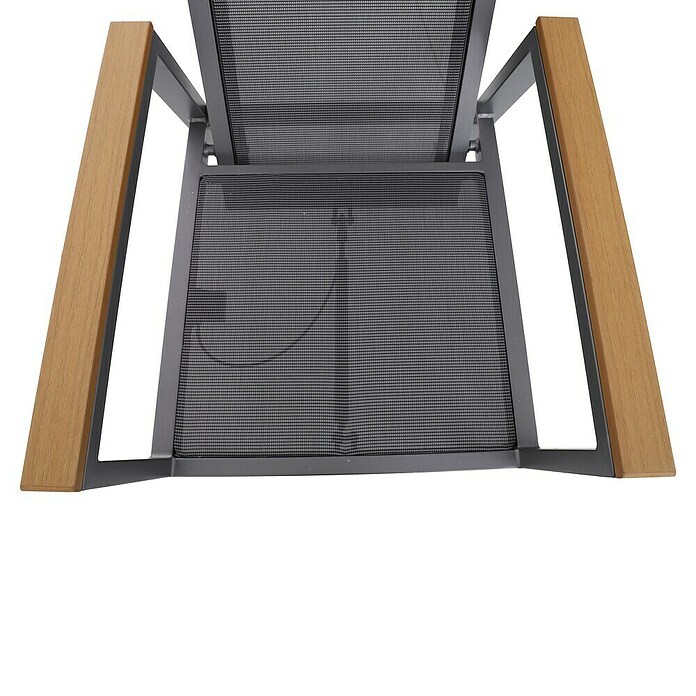 Sunfun Maja Vrtni pozicijski stol Deluxe  (Nastavljivo naslonjalo, Antracitne barve, Š x G x V: 60 x 78 x 105 cm) | 8350 - Stühle Textilen | ICAB - Sommermöbel Stühle | ICA - Sommermöbel | IC - Freizeit im Garten | I - Stadtgarten | BAUHAUS
