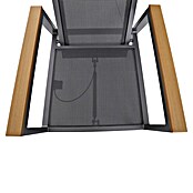 Sunfun Maja Vrtni pozicijski stol Deluxe  (Nastavljivo naslonjalo, Antracitne barve, Š x G x V: 60 x 78 x 105 cm) | 8350 - Stühle Textilen | ICAB - Sommermöbel Stühle | ICA - Sommermöbel | IC - Freizeit im Garten | I - Stadtgarten | BAUHAUS