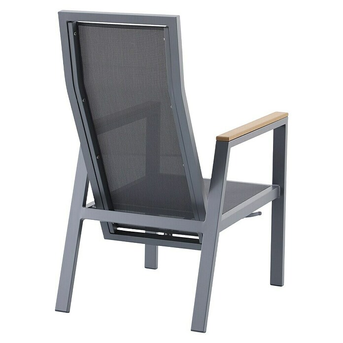 Sunfun Maja Vrtni pozicijski stol Deluxe  (Nastavljivo naslonjalo, Antracitne barve, Š x G x V: 60 x 78 x 105 cm) | 8350 - Stühle Textilen | ICAB - Sommermöbel Stühle | ICA - Sommermöbel | IC - Freizeit im Garten | I - Stadtgarten | BAUHAUS