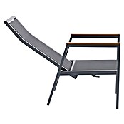 Sunfun Maja Vrtni pozicijski stol Deluxe  (Nastavljivo naslonjalo, Antracitne barve, Š x G x V: 60 x 78 x 105 cm) | 8350 - Stühle Textilen | ICAB - Sommermöbel Stühle | ICA - Sommermöbel | IC - Freizeit im Garten | I - Stadtgarten | BAUHAUS