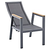 Sunfun Maja Vrtni pozicijski stol Deluxe  (Nastavljivo naslonjalo, Antracitne barve, Š x G x V: 60 x 78 x 105 cm) | 8350 - Stühle Textilen | ICAB - Sommermöbel Stühle | ICA - Sommermöbel | IC - Freizeit im Garten | I - Stadtgarten | BAUHAUS