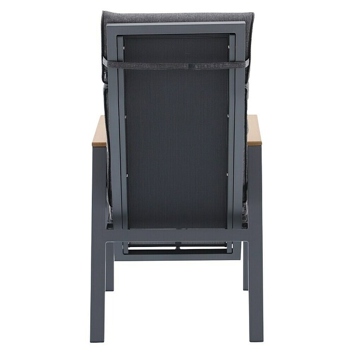 Sunfun Maja Vrtni pozicijski stol Deluxe  (Nastavljivo naslonjalo, Antracitne barve, Š x G x V: 60 x 78 x 105 cm) | 8350 - Stühle Textilen | ICAB - Sommermöbel Stühle | ICA - Sommermöbel | IC - Freizeit im Garten | I - Stadtgarten | BAUHAUS