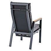 Sunfun Maja Vrtni pozicijski stol Deluxe  (Nastavljivo naslonjalo, Antracitne barve, Š x G x V: 60 x 78 x 105 cm) | 8350 - Stühle Textilen | ICAB - Sommermöbel Stühle | ICA - Sommermöbel | IC - Freizeit im Garten | I - Stadtgarten | BAUHAUS