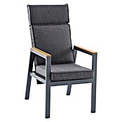 Sunfun Maja Gartenmöbel-Set (7 -tlg., Aluminium, Textil, Kunststoff, Night-Grey) | BAUHAUS