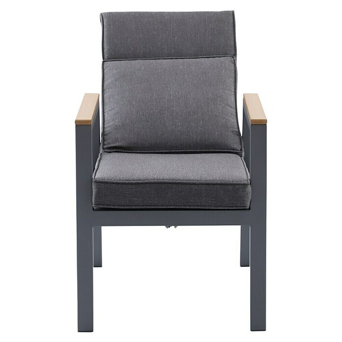Sunfun Maja Vrtni pozicijski stol Deluxe  (Nastavljivo naslonjalo, Antracitne barve, Š x G x V: 60 x 78 x 105 cm) | 8350 - Stühle Textilen | ICAB - Sommermöbel Stühle | ICA - Sommermöbel | IC - Freizeit im Garten | I - Stadtgarten | BAUHAUS