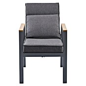Sunfun Maja Vrtni pozicijski stol Deluxe  (Nastavljivo naslonjalo, Antracitne barve, Š x G x V: 60 x 78 x 105 cm) | 8350 - Stühle Textilen | ICAB - Sommermöbel Stühle | ICA - Sommermöbel | IC - Freizeit im Garten | I - Stadtgarten | BAUHAUS