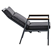 Sunfun Maja Garten-Positionssessel Deluxe (Aluminium/Textil, Rückenlehne verstellbar, Anthrazit, B x T x H: 60 x 78 x 105 cm) | BAUHAUS