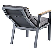 Sunfun Maja Sklopiva stolica s pozicijama Deluxe  (Aluminij, tekstil, S podesivim naslonom za leđa, Antracit, Š x D x V: 60 x 78 x 105 cm) | BAUHAUS