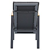 Sunfun Maja Vrtni pozicijski stol Deluxe  (Nastavljivo naslonjalo, Antracitne barve, Š x G x V: 60 x 78 x 105 cm) | 8350 - Stühle Textilen | ICAB - Sommermöbel Stühle | ICA - Sommermöbel | IC - Freizeit im Garten | I - Stadtgarten | BAUHAUS