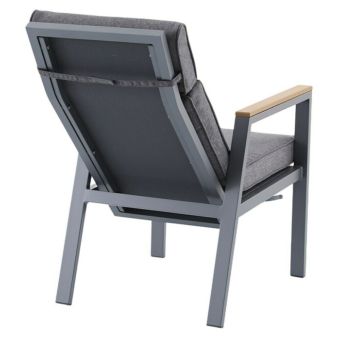 Sunfun Maja Garten-Positionssessel Deluxe (Aluminium/Textil, Rückenlehne verstellbar, Anthrazit, B x T x H: 60 x 78 x 105 cm) | BAUHAUS