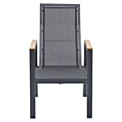 Sunfun Maja Vrtni pozicijski stol Deluxe  (Nastavljivo naslonjalo, Antracitne barve, Š x G x V: 60 x 78 x 105 cm) | 8350 - Stühle Textilen | ICAB - Sommermöbel Stühle | ICA - Sommermöbel | IC - Freizeit im Garten | I - Stadtgarten | BAUHAUS
