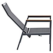 Sunfun Maja Vrtni pozicijski stol Deluxe  (Nastavljivo naslonjalo, Antracitne barve, Š x G x V: 60 x 78 x 105 cm) | 8350 - Stühle Textilen | ICAB - Sommermöbel Stühle | ICA - Sommermöbel | IC - Freizeit im Garten | I - Stadtgarten | BAUHAUS