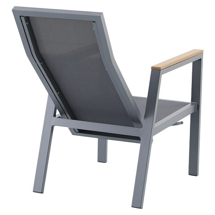 Sunfun Maja Sklopiva stolica s pozicijama Deluxe  (Aluminij, tekstil, S podesivim naslonom za leđa, Antracit, Š x D x V: 60 x 78 x 105 cm) | BAUHAUS