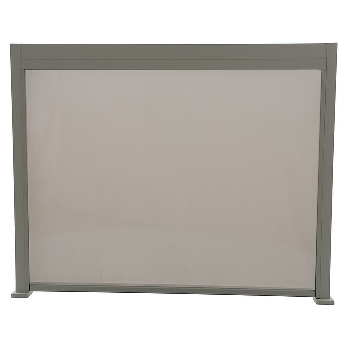 Sunfun Milos Seitenwand (B x H: 276 x 217 cm, Light-Greige, Tiefe: 8,5 cm) | BAUHAUS