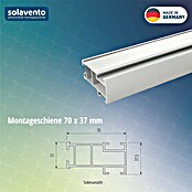 Solavento Montageschiene Solavento (3.650 x 37 x 70 mm, Silber, Geeignet für: Schrägdach) | BAUHAUS
