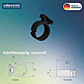 Solavento Kabelführung Solavento (Länge: 12 mm, Geeignet für: Schrägdach) | BAUHAUS