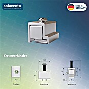 Solavento Kreuzverbinder Solavento (Aluminium, Geeignet für: Schrägdach) | BAUHAUS