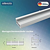 Solavento Schienenverbinder Solavento (Aluminium, Geeignet für: Schrägdach) | BAUHAUS