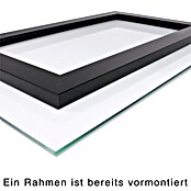 Glasbild (Frau mit Blumenhut, B x H: 80 x 120 cm) | BAUHAUS