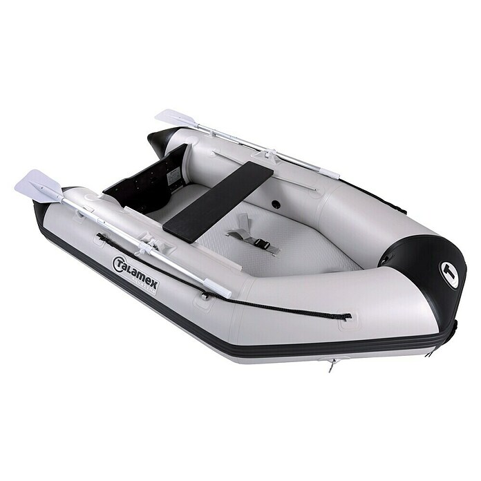 Talamex Schlauchboot Luftboden Aqualine QLA250 (L x B: 250 x 152 cm, Tragkraft: 400 kg, Grau, Geeignet für: 2+1 Personen) | BAUHAUS
