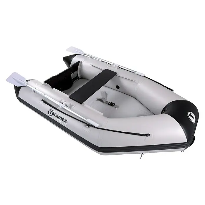Talamex Schlauchboot Luftboden Aqualine QLA250 - L x B: 250 x 152 cm, Tragkraft: 400 kg, Geeignet für: 2+1 Personen - Aufblasbares Talamex Aqualine Schlauchboot mit Rudern und Sitzbank, ideal für Freizeit und Wassersport. Robust und leicht zu transportieren.
