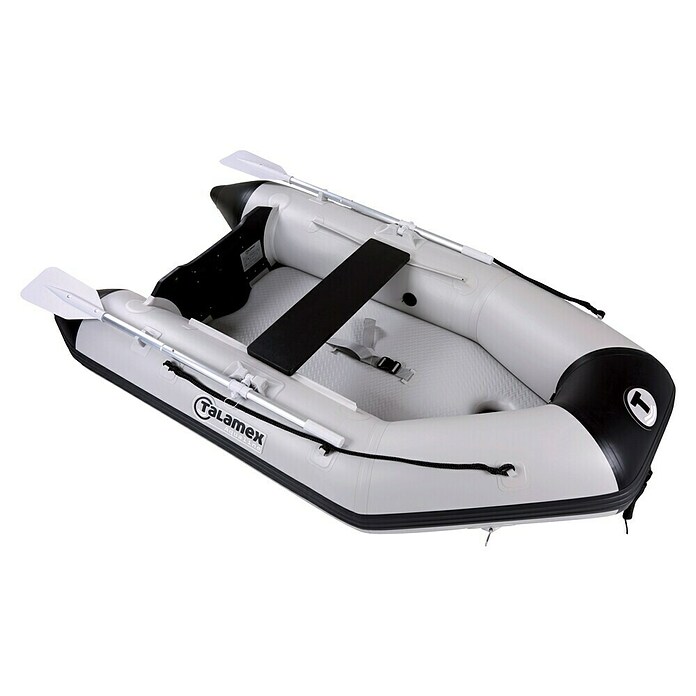 Talamex Schlauchboot Luftboden Aqualine QLA230 (L x B: 230 x 134 cm, Tragkraft: 350 kg, Grau, Geeignet für: 2+1 Personen) | BAUHAUS