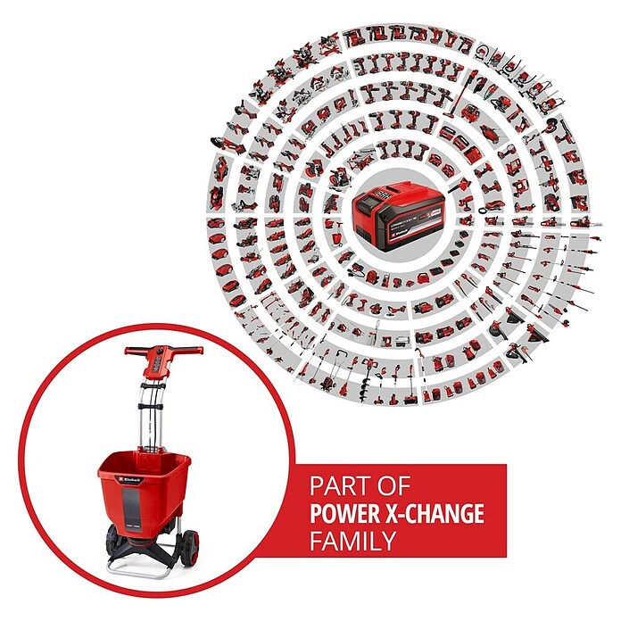 Einhell PXC 18V Trosilni voziček GE-SR 18/22  (Deluje na baterijo, Delovna širina: 600 cm, 22 l) | 7302 - Sonstige Gartenmotorgeräte | IAEI - Sonstige Gartenmotorgeräte | IAE - Gartenmotorgeräte | IA - Gartenhartware | I - Stadtgarten | BAUHAUS