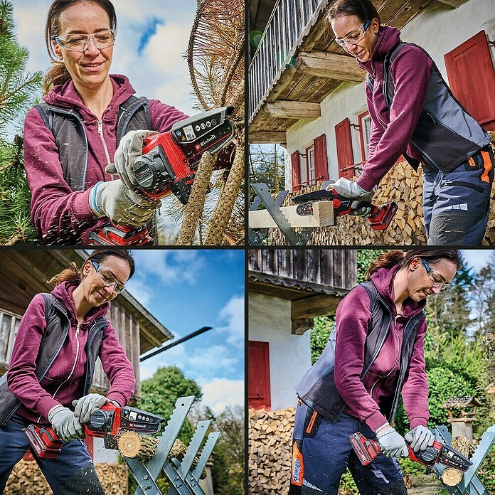 Einhell Power X-Change 18V Set za akumulatorsko verižno motorno žago GE-PS18-15LI  (18 V, Število akumulatorjev: 1 baterija, Dolžina meča: 158 mm) | 7371 - Akku-Kettensägen | IAEJ - Kettensägen | IAE - Gartenmotorgeräte | IA - Gartenhartware | I - Stadtgarten | BAUHAUS