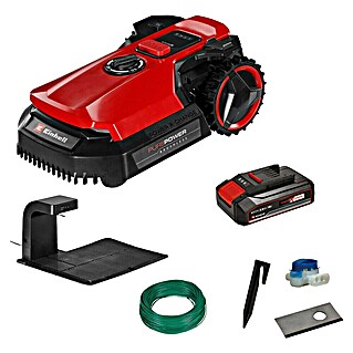 Einhell Power X-Change 18V Mähroboter Freelexo 500 (500 m², Schnittbreite: 18 cm, Induktionsgestützte Navigation, Begrenzungskabel)