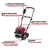 Einhell Professional Akku-Bodenhacke GP-CR 36/45 (Anzahl Akkus: Ohne Akku, Li-Ionen) | BAUHAUS