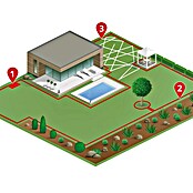Einhell Power X-Change 18V Mähroboter Freelexo 500 (500 m², Schnittbreite: 18 cm, Induktionsgestützte Navigation, Begrenzungskabel) | BAUHAUS