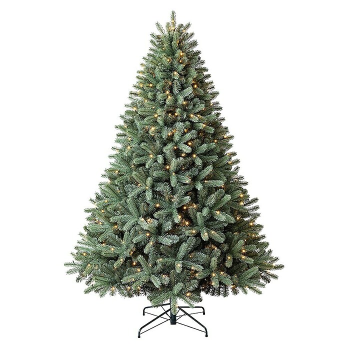 Evergreen Künstlicher Weihnachtsbaum Vermont Fichte (Höhe: 210 cm, Grün, LED-Beleuchtung) | BAUHAUS