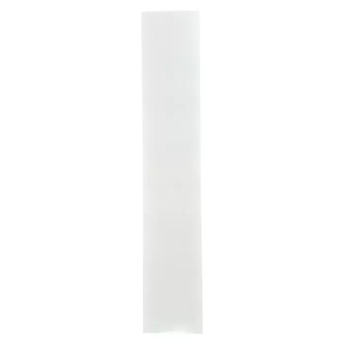 Modulkit Pieza lateral - An x Al: 640 x 2.600 mm, Madera, Blanco - Hoja rectangular blanca de material texturizado.