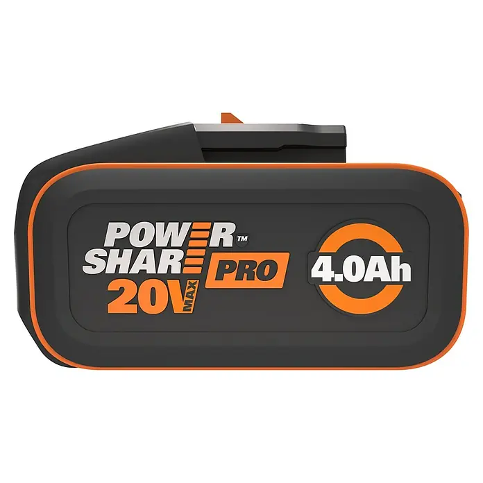 Worx PowerShare 20V Akku Pro WA3644 - 20 V, 4 Ah, Li-Ionen - Worx PowerShare Pro 20V 4.0Ah Akku, ideal für kabellose Elektrowerkzeuge. Zuverlässige Energie für verschiedene Anwendungen.