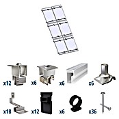 Solavento Befestigungs-Set Solavento (Passend für: 6 Solarmodule (2x3), Geeignet für: Schrägdach) | BAUHAUS