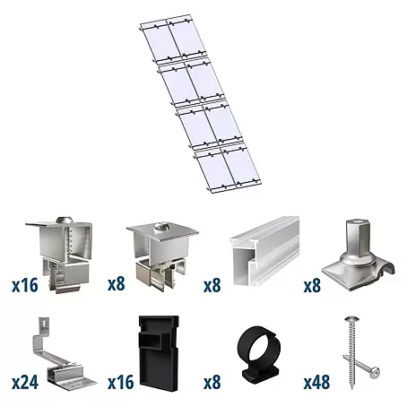 Solavento  Befestigungs-Set Typ 2