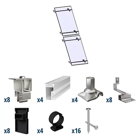 Solavento  Befestigungs-Set Typ 2