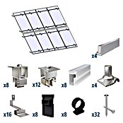 Solavento Befestigungs-Set Solavento (Passend für: 8 Solarmodule (4x2), Geeignet für: Schrägdach) | BAUHAUS