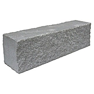 Christoph Mauerstein Rustikalblock (50 x 12,5 x 14 cm, Kristall/Grau, Beton)
