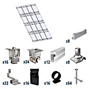 Solavento Befestigungs-Set Solavento (Passend für: 16 Solarmodule (4x4), Geeignet für: Schrägdach) | BAUHAUS